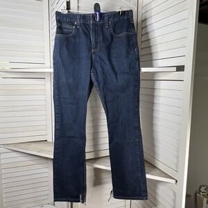 Carhartt Men's Rugged Flex Jeans 30x30 Straight Fit Blue‎ Work Denim **READ